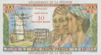 Gallery image for Reunion p54b: 10 Nouveaux Francs